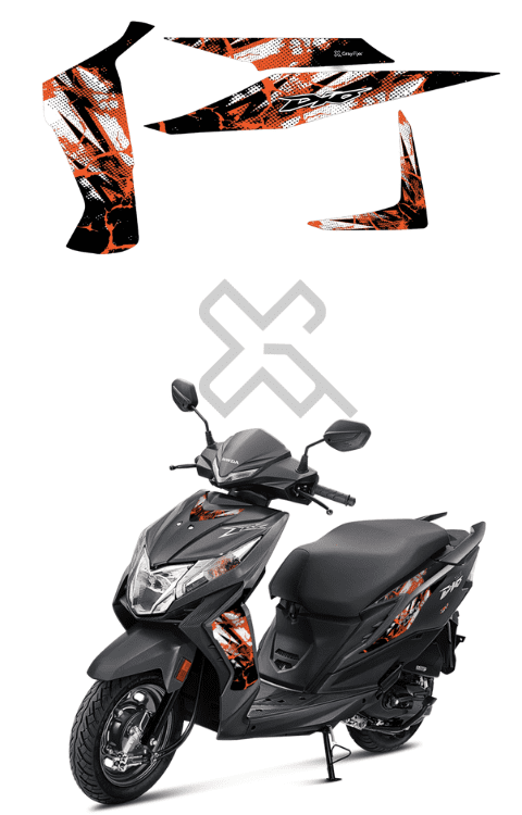 Dio Bs6 Custom Sticker | Dio Bs6 Decal Kit